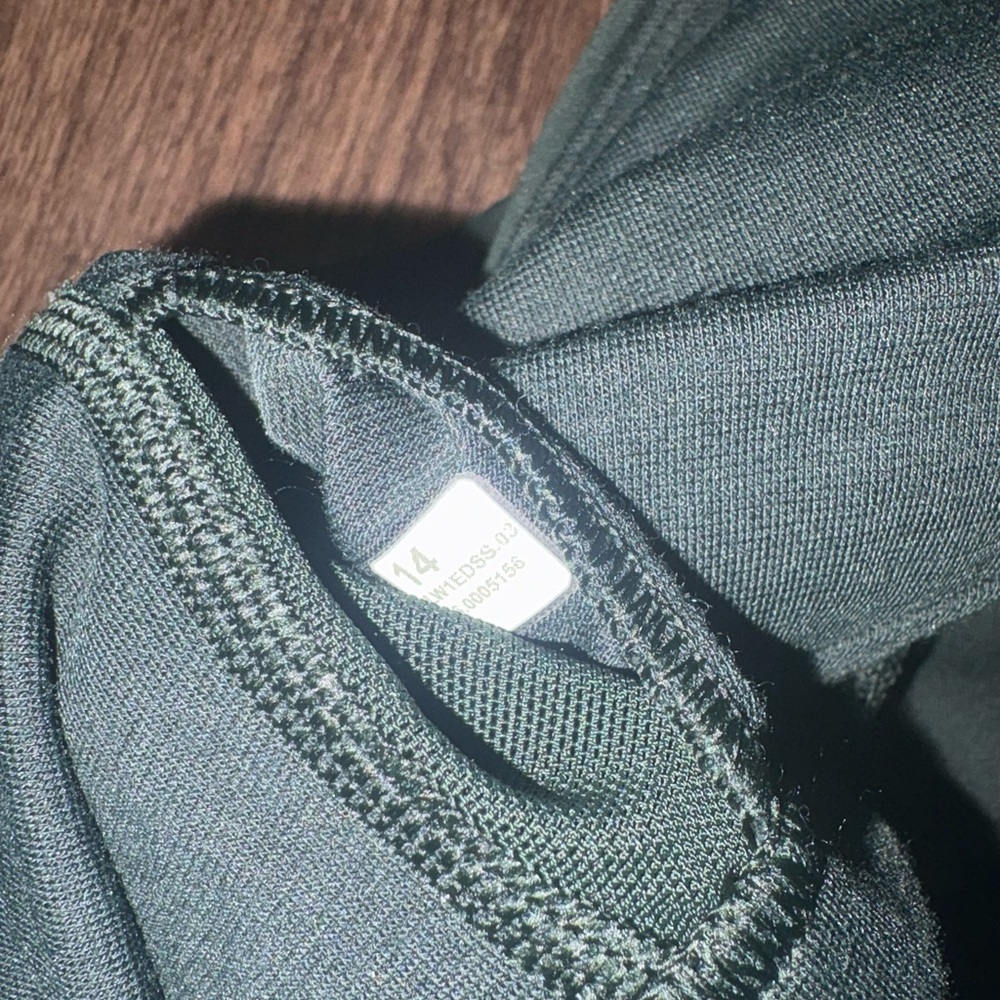 Lululemon Athletica Dark Green Mini Dress - Picture 5 of 5